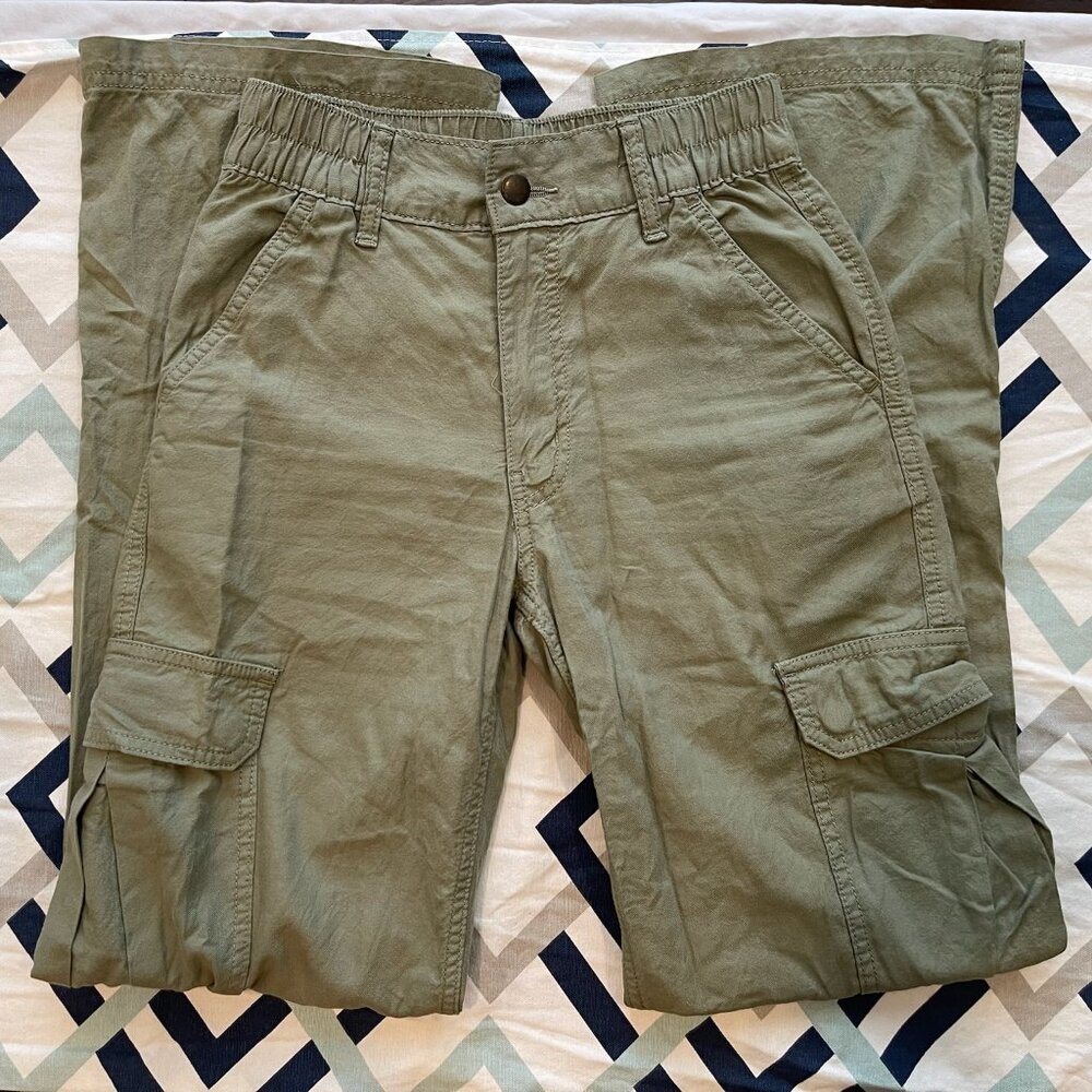Arizona Jeans Co Green Cargo Pants Women’s Size 0